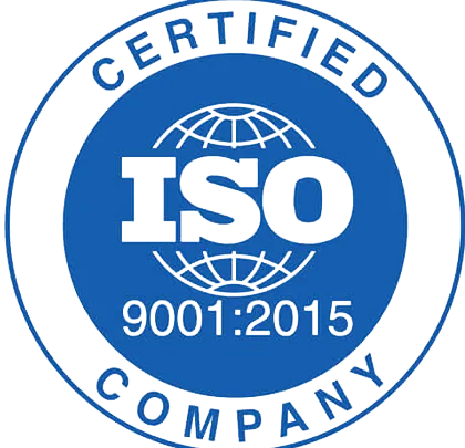 ISO 9001:2015 Certified Company